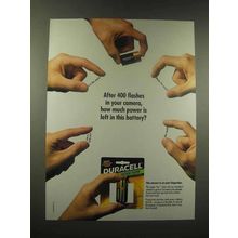 1990 Duracell Battery Ad - How Much Power is Left