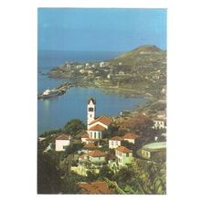 WESTERN VIEW, FUNCHAL, MADEIRA, PORTUGAL unused vintage postcard =