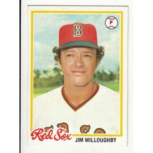 1978 Topps baseball card 373 Jim Willoughby – Red Sox