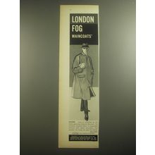 1958 London Fog Guidon Maincoat Advertisement