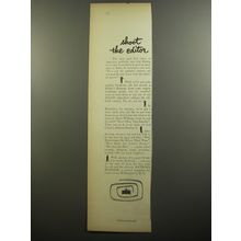 1952 Nation's Business Magazine Ad - Shoot the editor