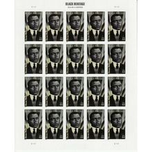 Oscar Micheaux Black Heritage Sheet of Twenty 44 Cent Postage Stamps Scott 4464