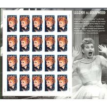 Lucille Ball Legends of Hollywood Sheet of Twenty 34 Cent Stamps Scott 3523