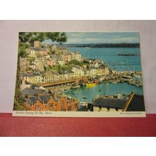 TOR BAY, BRIXHAM, DEVON unused postcard by John Hinde dated 1984 =