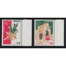 Monaco Folklore Europa CEPT 2v Margins 1981 MNH SG#1488-1489