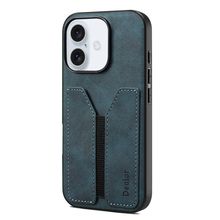 Denior D07 DV Elastic Card Slot PU Back Cover Phone Case, For iPhone 16e, For iP