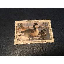 ICOLLECTZONE US Pennsylvania 1992 Duck Stamp