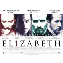 Elizabeth (1998)_4 Movie Film Poster Canvas iconic design