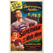 Superman Vs The Mole Men 3 Poster Canvas Movie Film Print A0 A1 A2 A3 A4 A5 A6 A