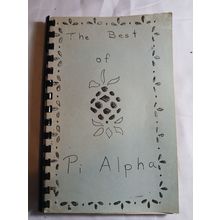 the best of PI Alpha cookbook 1983 spiral good