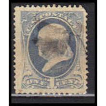 Used 206 1c Benjamin Franklin Fine RA0377