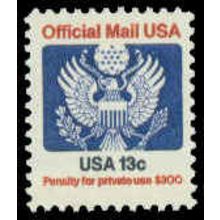 O129 13c Eagle Fine MNH G0601
