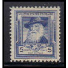 867 5c Walt Whitman Fine MNH KA2834