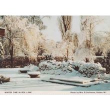 Box Lane Christmas Winter Felden Herts Hertfordshire Womens Institute Postcard