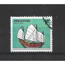 Singapore.SG364 1c Hainan Junk.Fine Used.Jun25