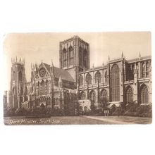 YORK MINSTER South Side unused. postcard F Frith & co 39491 #