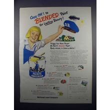 1949 Dutch Boy Paints Ad - Caps Off!