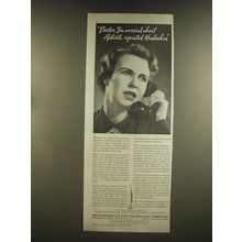 1939 Metropolitan Life Insurance Ad - Doctor, I'm worried about headaches