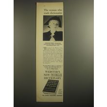 1959 Webster's New World Dictionary Advertisement - Marianne Moore