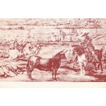 Goya Fernando Del Toro Bullfighting Prado Museum Painting Postcard