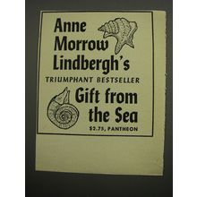 1955 Pantheon Book Advertisement - Gift from the Sea by Anne Morrow Lindbergh