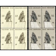 1359 Var, Mint NH 6¢ Block - Full Reverse Printing Under Gum Error * Stuart Katz