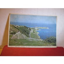 VICO ROAD & SORRENTO from kILLNINEY HILL CO. DUBLIN, IRELAND postcard 1952 pm =