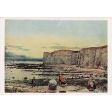 William Dyce Pegwell Bay Kent Victorian Recollection Painting Postcard