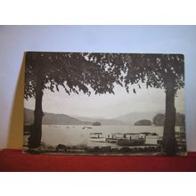 BOWNESS BAY, LAKE WINDERMERE CUMBRIA used vintage postcard by J Salmon 1937 pm =