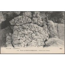 Grotte aux Cristaux, Forêt de Fontainebleau, 1919 - Siron CPA ELD256