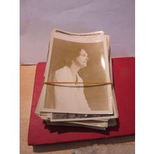 2 bundles of mostle holiday snaps vintage photographs about 360 grams weight =
