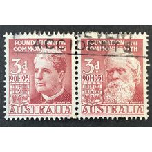 AUSTRALIA 1951 SG 0241/2 USED PAIR