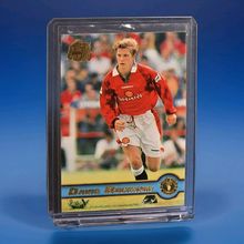 David Beckham Manchester United Merlin Premier Gold 98 Card #109