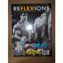 1990's Muscle Fitness Special Magazine Reflexions #1 Schwarzenegger Alq Gurley