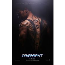 Divergent (2014)_2 Movie Film Poster Canvas iconic design