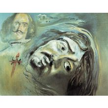 Salvador Dali - Velasquez and a Figure 1982 Poster Canvas Movie Film Print A0 A1