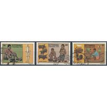Traditional Toys: 3 Values - Botswana 1994 - FH - SG 784/5 & 787