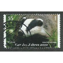 GER 2009 55c 'ANIMAL OF THE YEAR - BADGER' FINE USED (EBID51-335)