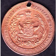 1901 Australia Medallion In Commemoration of Australian Commonwealth