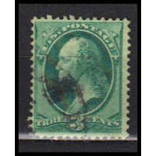 Used 158 3c George Washington Barely Clears RA0081