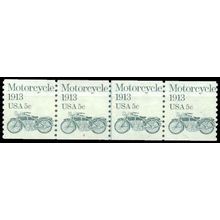 1899 5c Motorcycle Fine MNH Dry Gum PNC 2/4 G0167