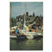 Upton Typhoon Boat at Horning Norfolk Village Green Mooring Postcard