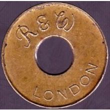 Great Britain Token R & W