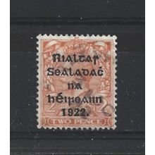 Ireland.SG34 2d Orange.Die Unchecked.Fine Used.Oct24g