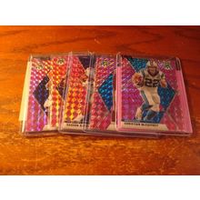 20201, Panini Mosaic, 6-Cards, Pink Reactive Prizms, BARKLEY/McCAFFREY ++