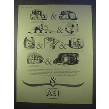 1955 AEI Associated Electrical Industries Ad