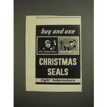 1955 Christmas Seals Ad - Buy and Use