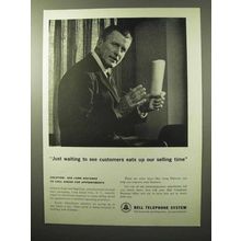 1964 Bell Telephone Ad - Waiting to See Customers