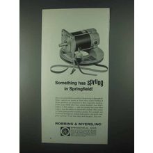 1967 Robbins & Myers Products Ad - Something Sprung