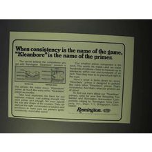 1975 Remington Kleanbore Primers Ad - Consistency